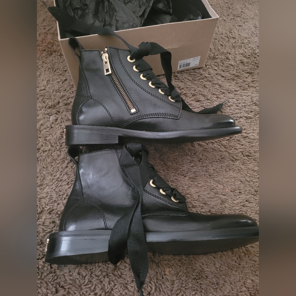 Zadig & VoltaireLaureen Jumbo-Lace Leather Zip Boots - Picture 8 of 14